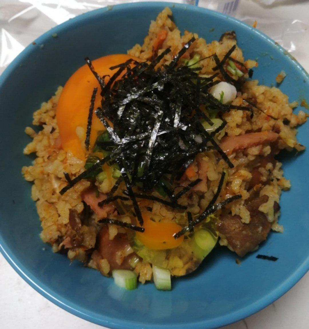 南瓜鲜菇咖喱焖饭