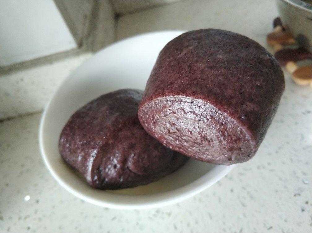 黑米馒头