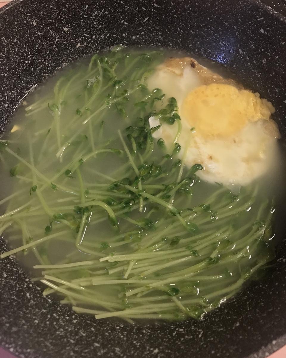 快手汤｜青菜鸡蛋汤