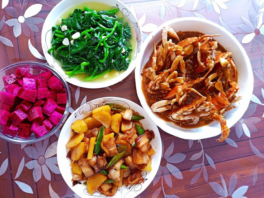 堂妈教你做酱爆螃蟹