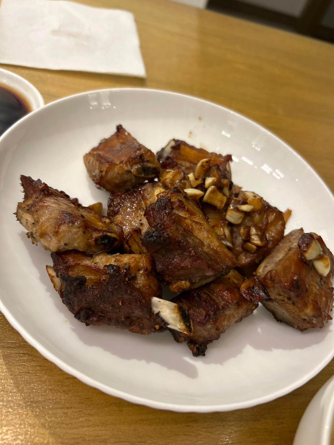 空气炸锅蒜香排骨，巨香巨好吃，简单易操作