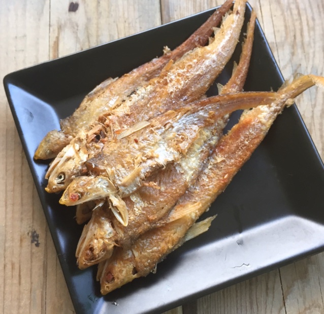 dpyoung做的酥炸凤尾鱼