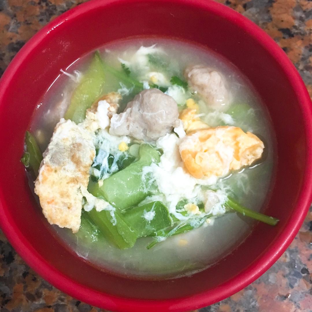 丝瓜蛋汤