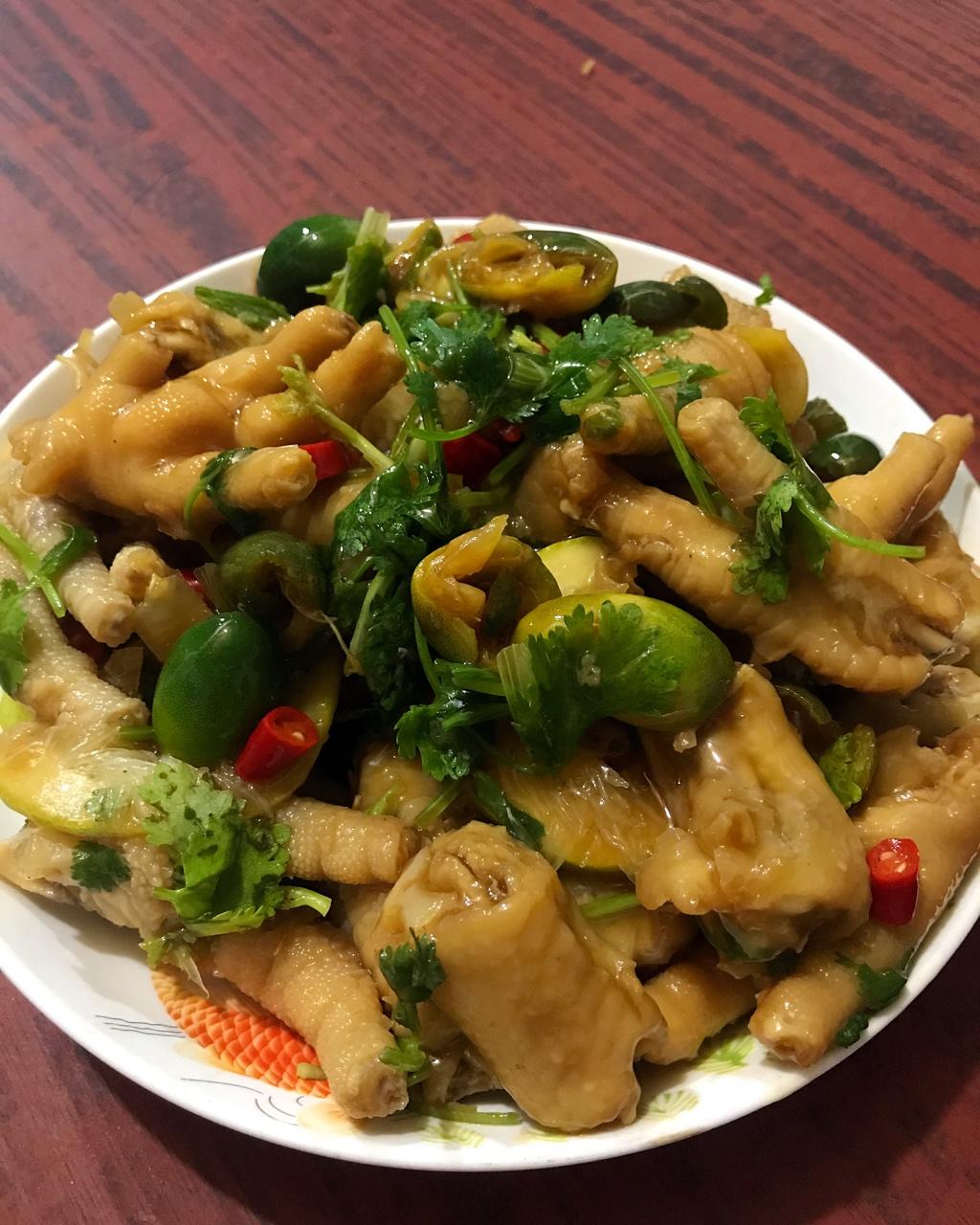 网红凉拌柠檬凤爪
