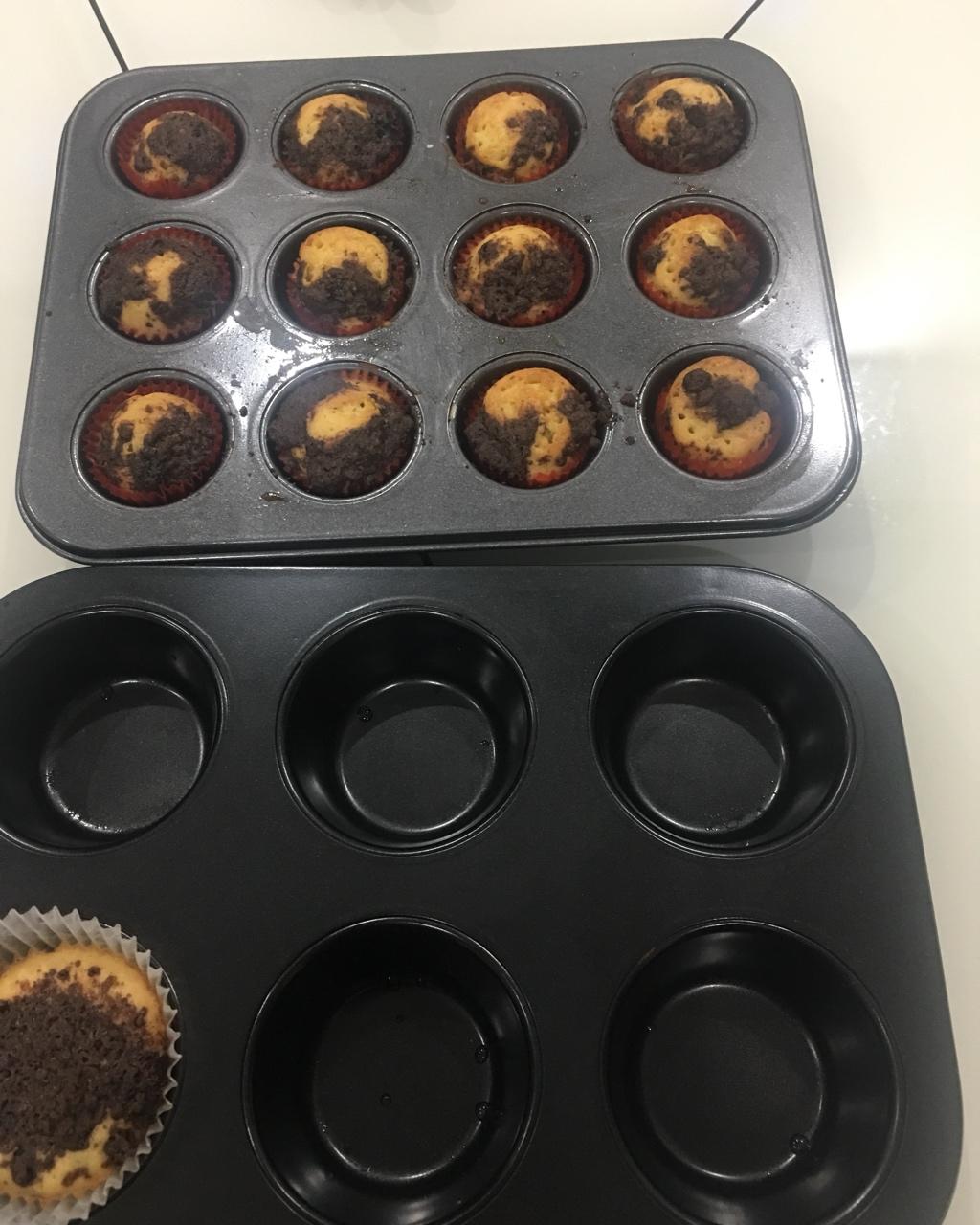 巧克力酥顶玛芬蛋糕 Choc Chip Muffins