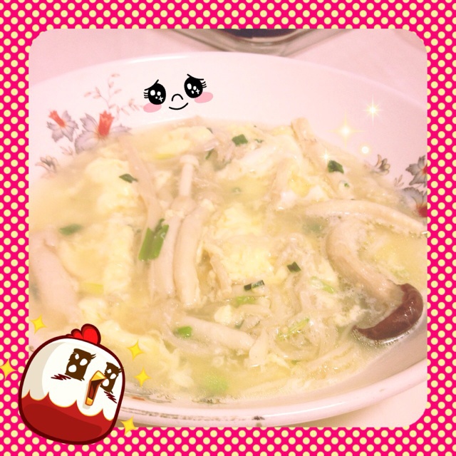 蘑菇鸡蛋汤