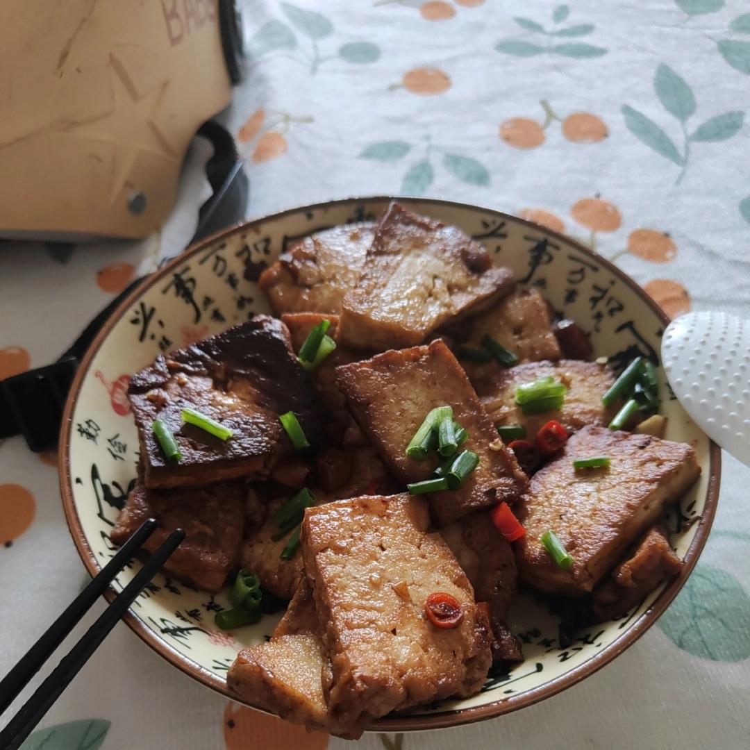 蒜香煎豆腐 炒鸡无敌美味