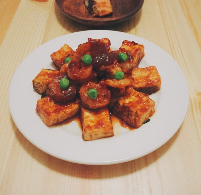 鲜虾番茄豆腐