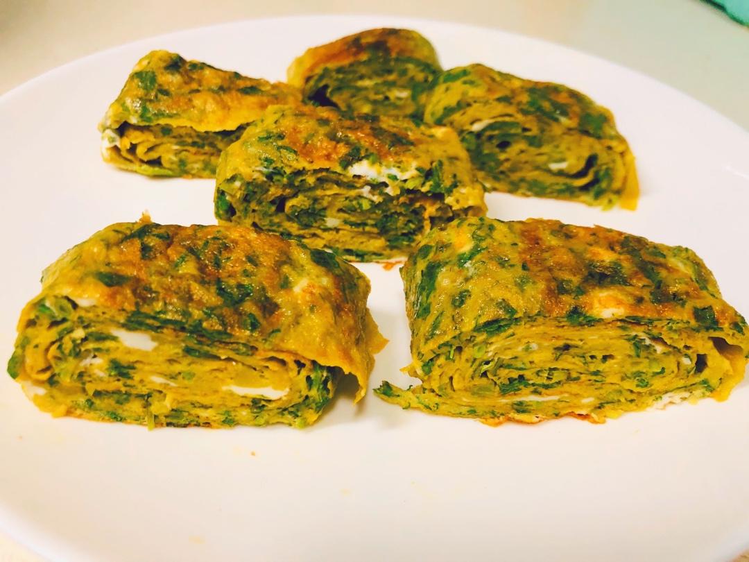 堂妈小厨——香椿芽厚蛋烧