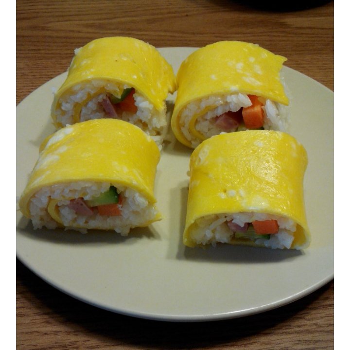 李白_5e9s做的蛋皮寿司