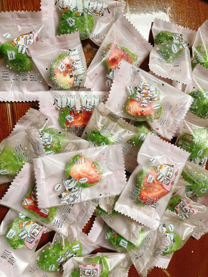 「可以邮寄的零食」🍵抹茶奶香草莓干🍓