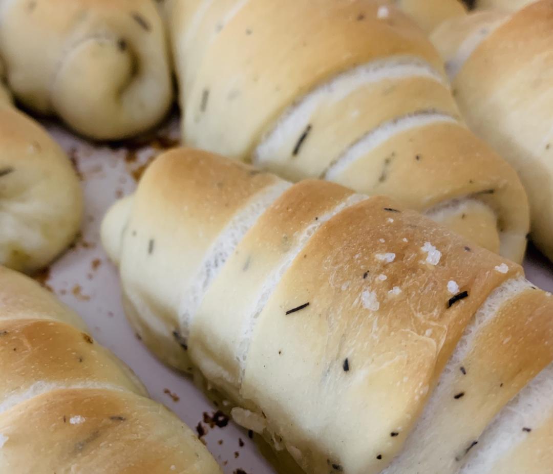 海盐黄油卷（盐可颂）
