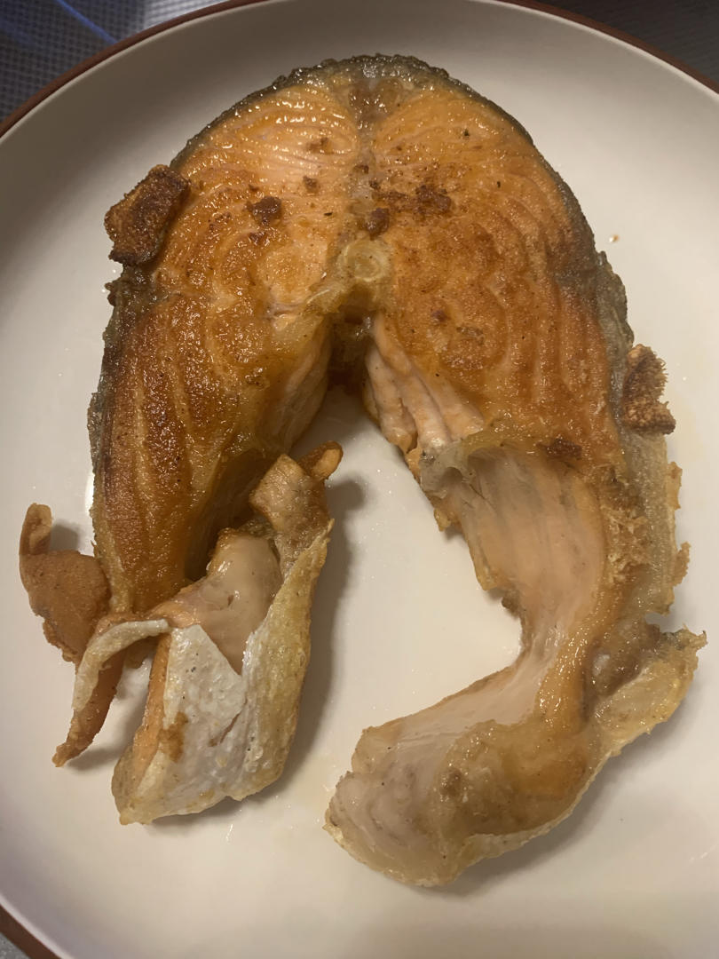 盐煎三文鱼