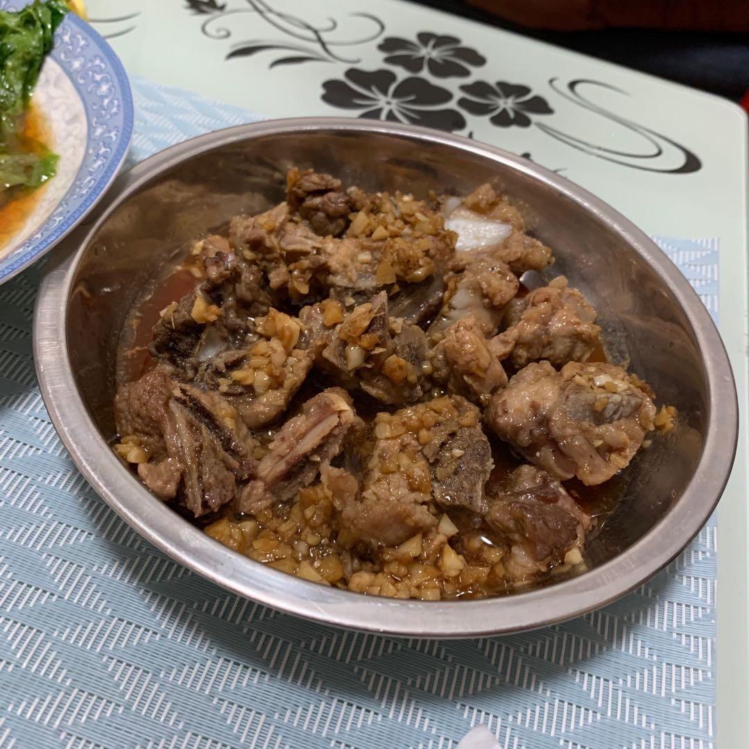 蒜香蒸排骨（骨头都咬碎🙈）