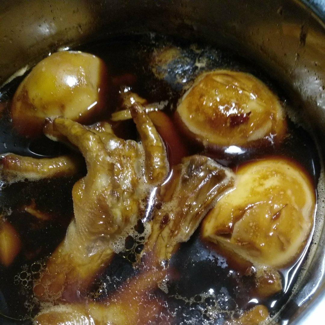 卤水鸡爪鸡蛋（懒人做法）