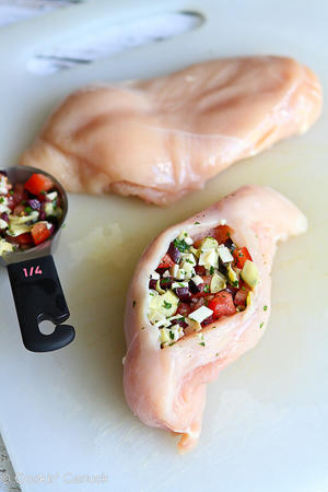 意式开胃菜——鸡肉酿的做法 步骤2