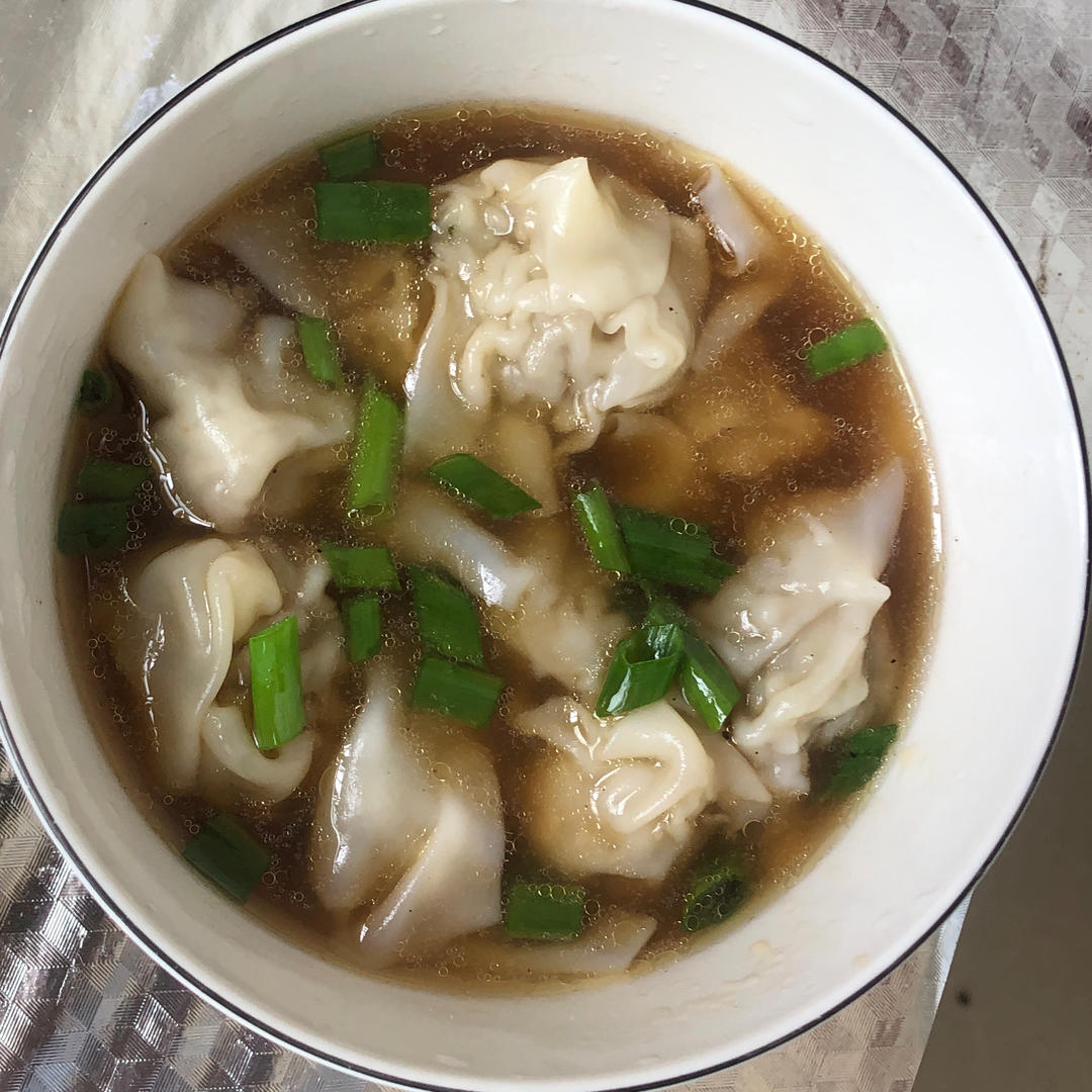 肉不柴的馄饨馅