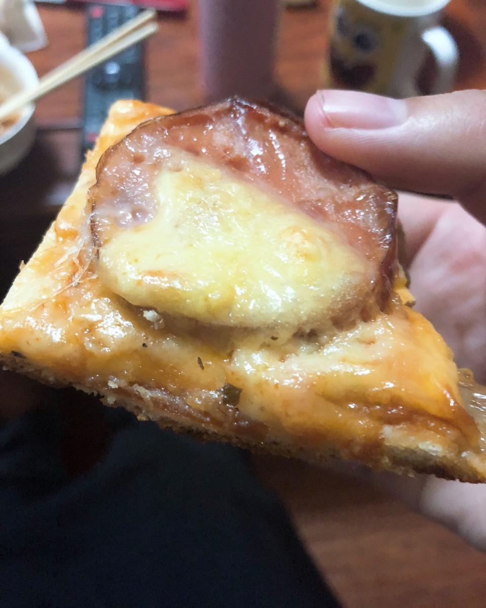 6寸培根火腿披萨