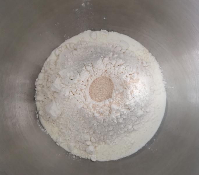 纯奶手撕吐司的做法 步骤1