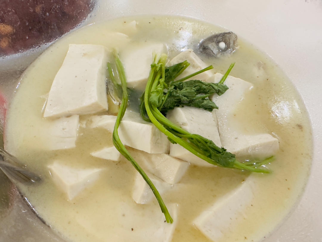 奶白鲫鱼豆腐汤|一条鱼最后的温柔