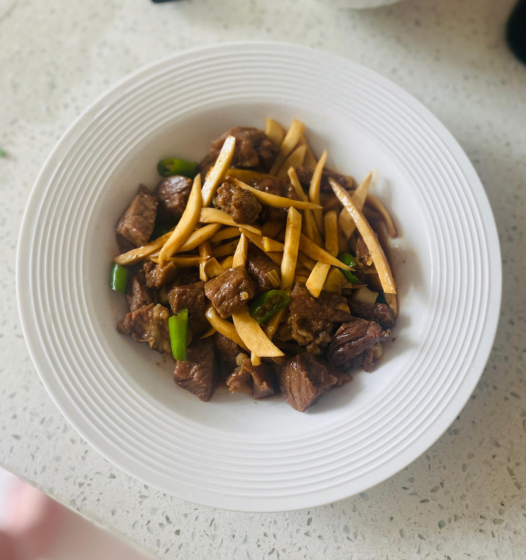 杏鲍菇炒牛肉改进版