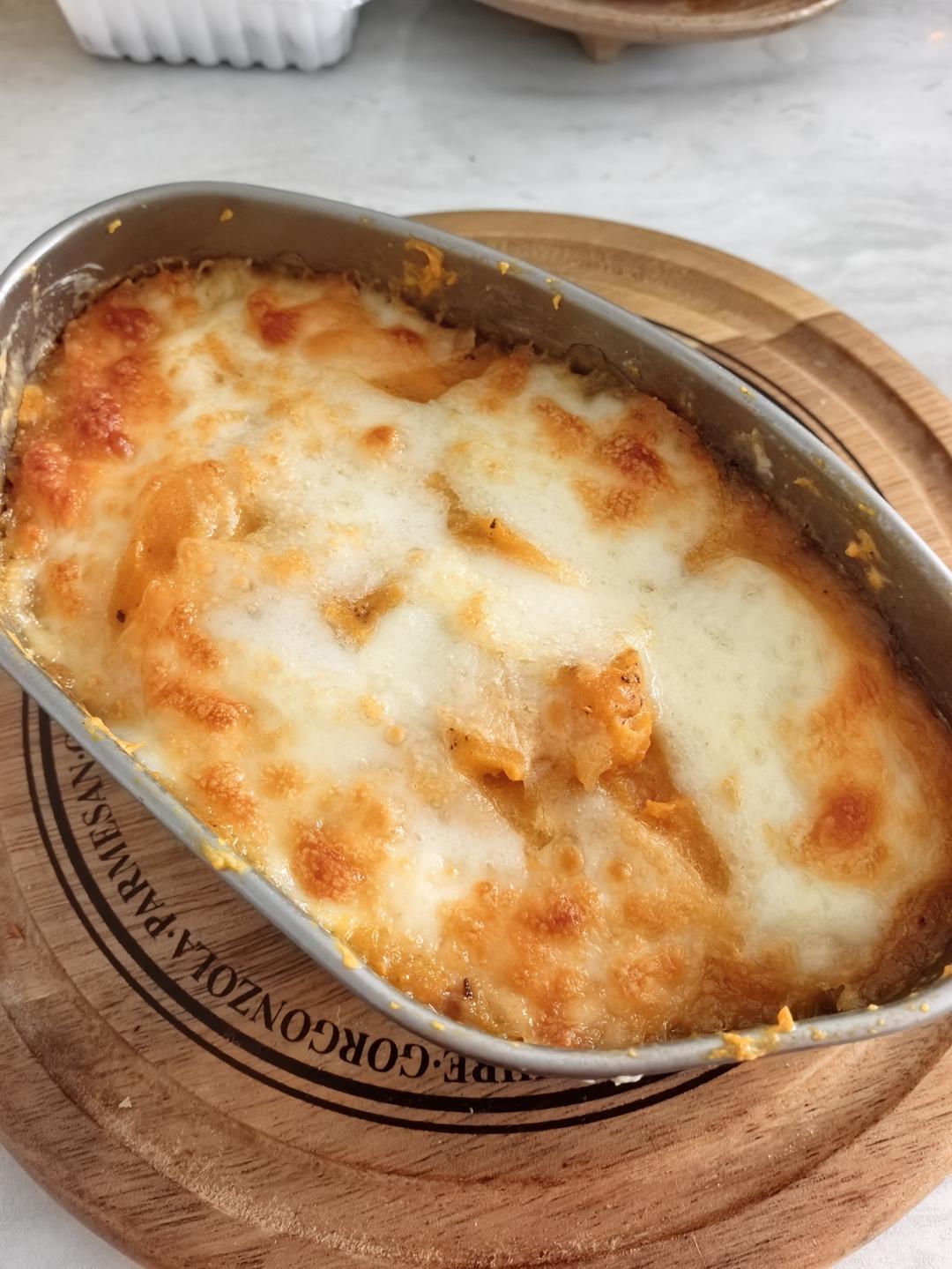 椰香芝士红薯船