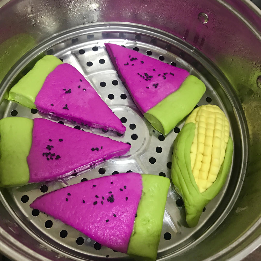 果蔬西瓜馒头