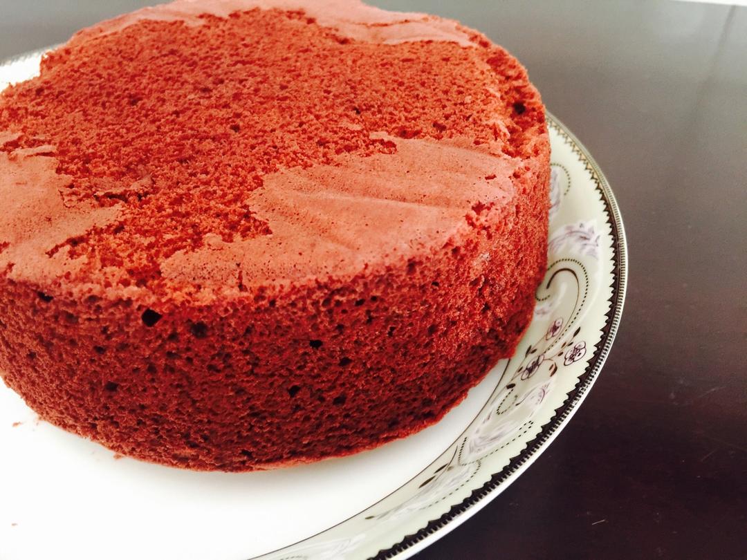 暖心红丝绒蛋糕［6寸绵软戚风版 ］