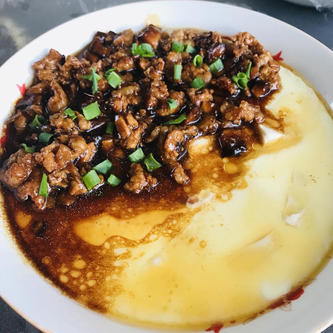 肉末豆腐蒸蛋
