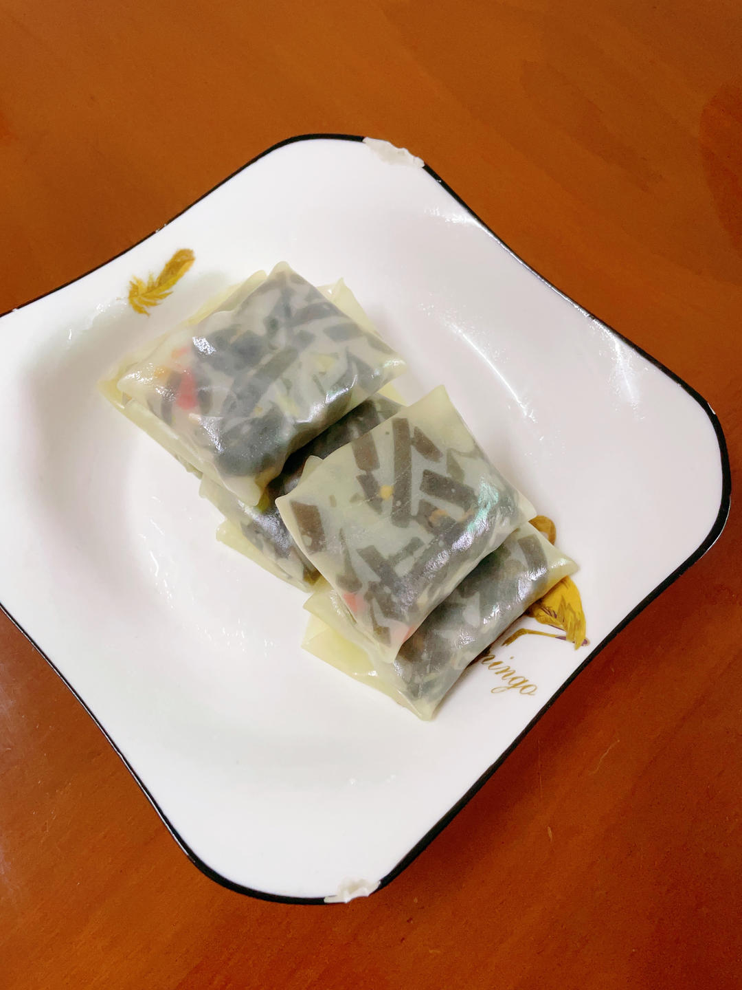 不用煎，好吃到停不下来的春卷！一口气吃一盘（饺子皮版）