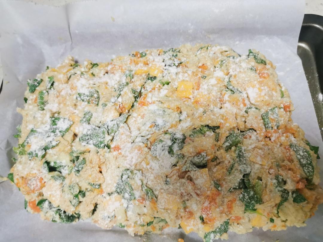 菠菜南瓜奶酪丹波面包丨健康·烘焙