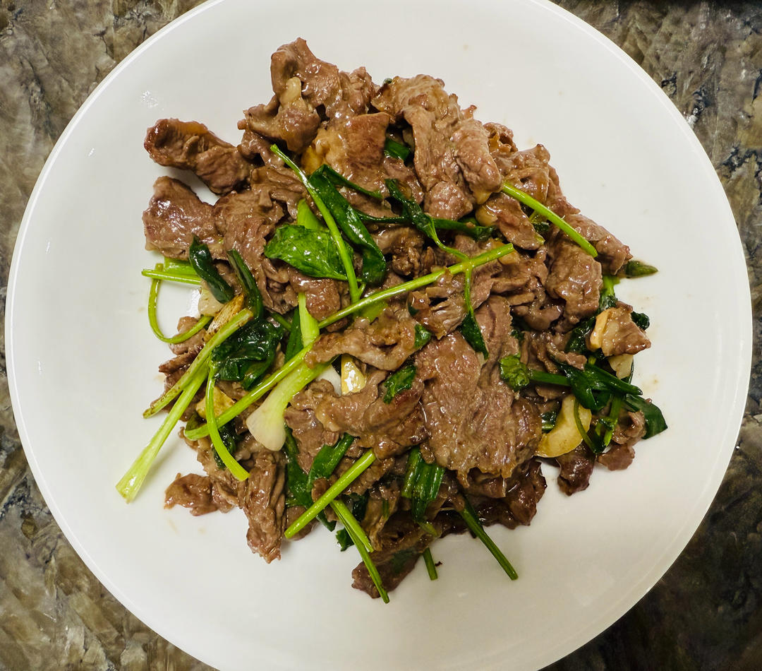 家常炒牛肉