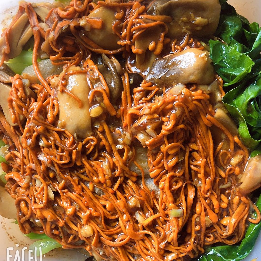 虫草花竹笙浸芥兰