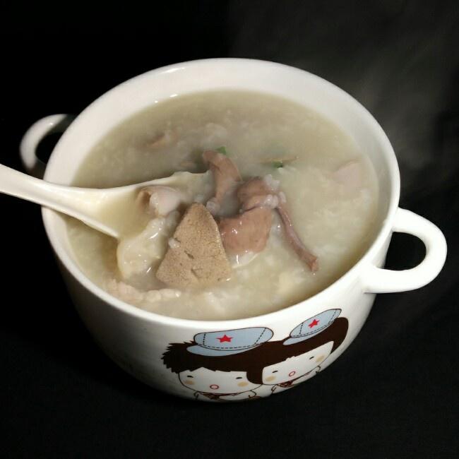 猪杂粥  —  广东生滚粥的做法