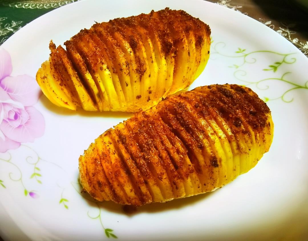 孜然烤风琴土豆