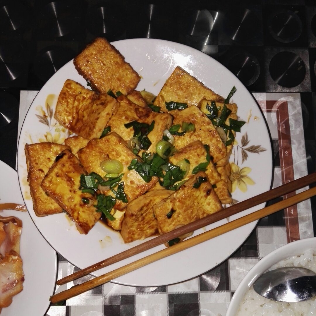 蚝油嫩豆腐