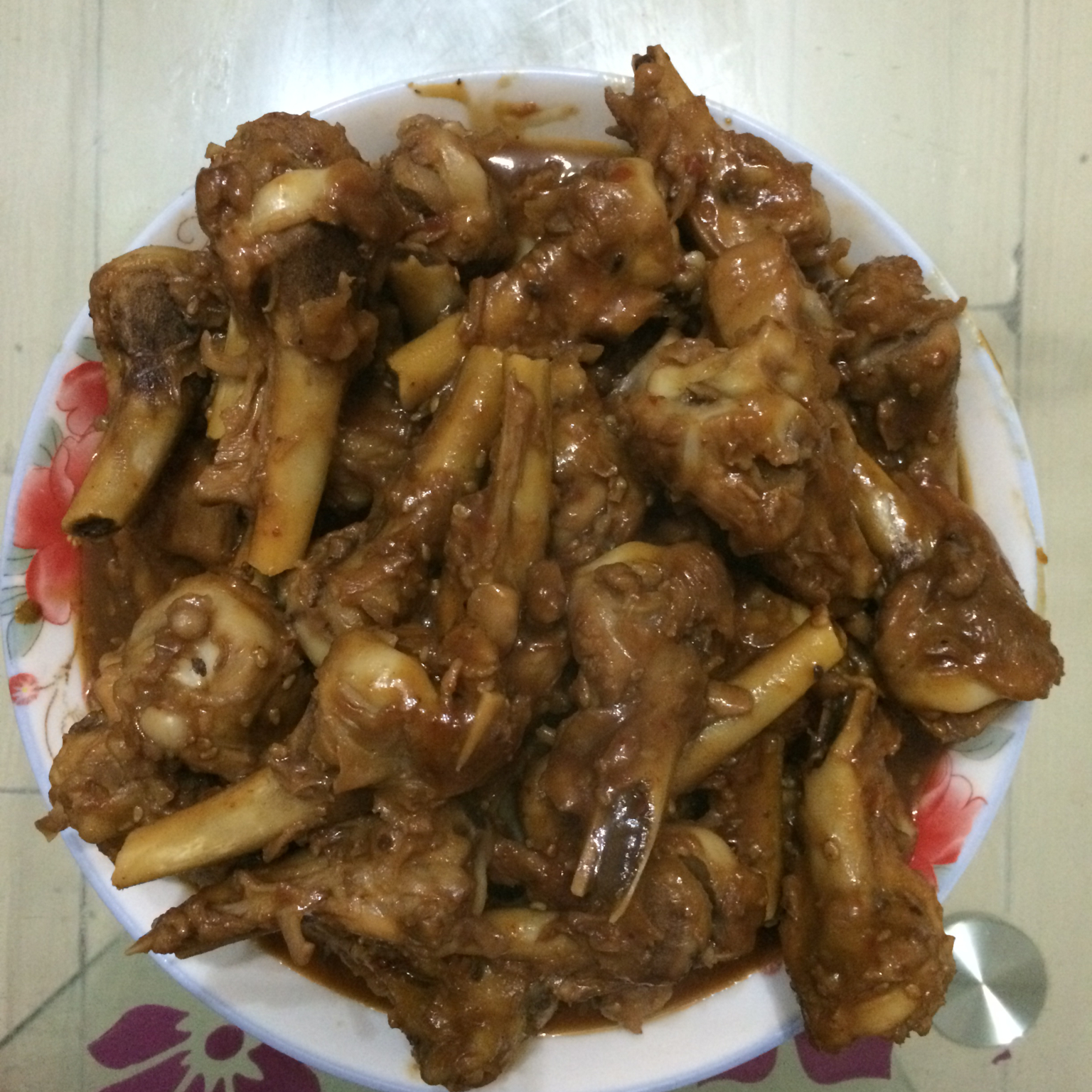 相约奈何桥做的酱鸡骨棒【沈阳胡同里特色小吃】【诱食】黑暗料理