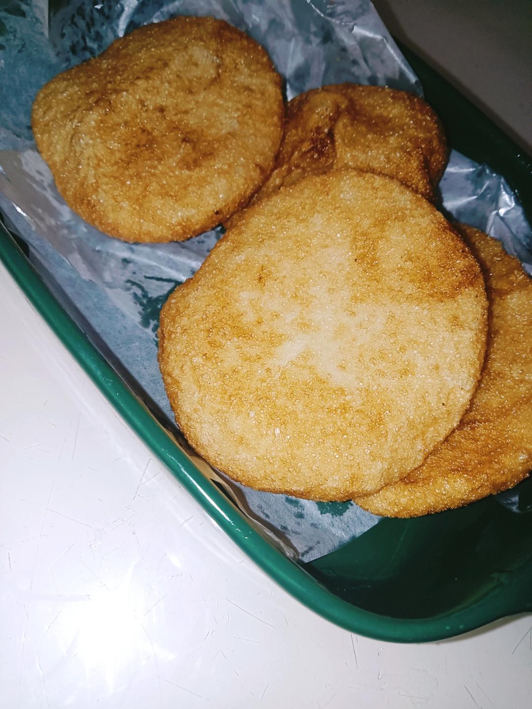 东北油炸糕（糯米粉豆沙馅儿）不翻车很简单
