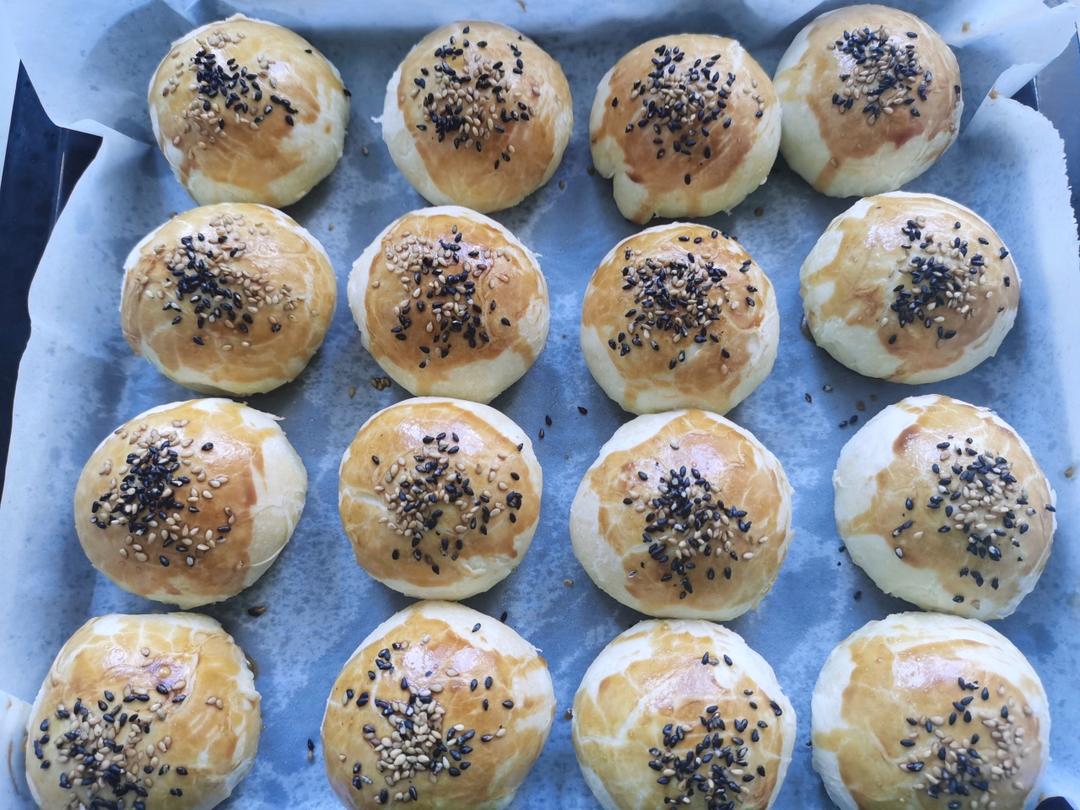 沙拉肉松蛋黄酥（猪油版）