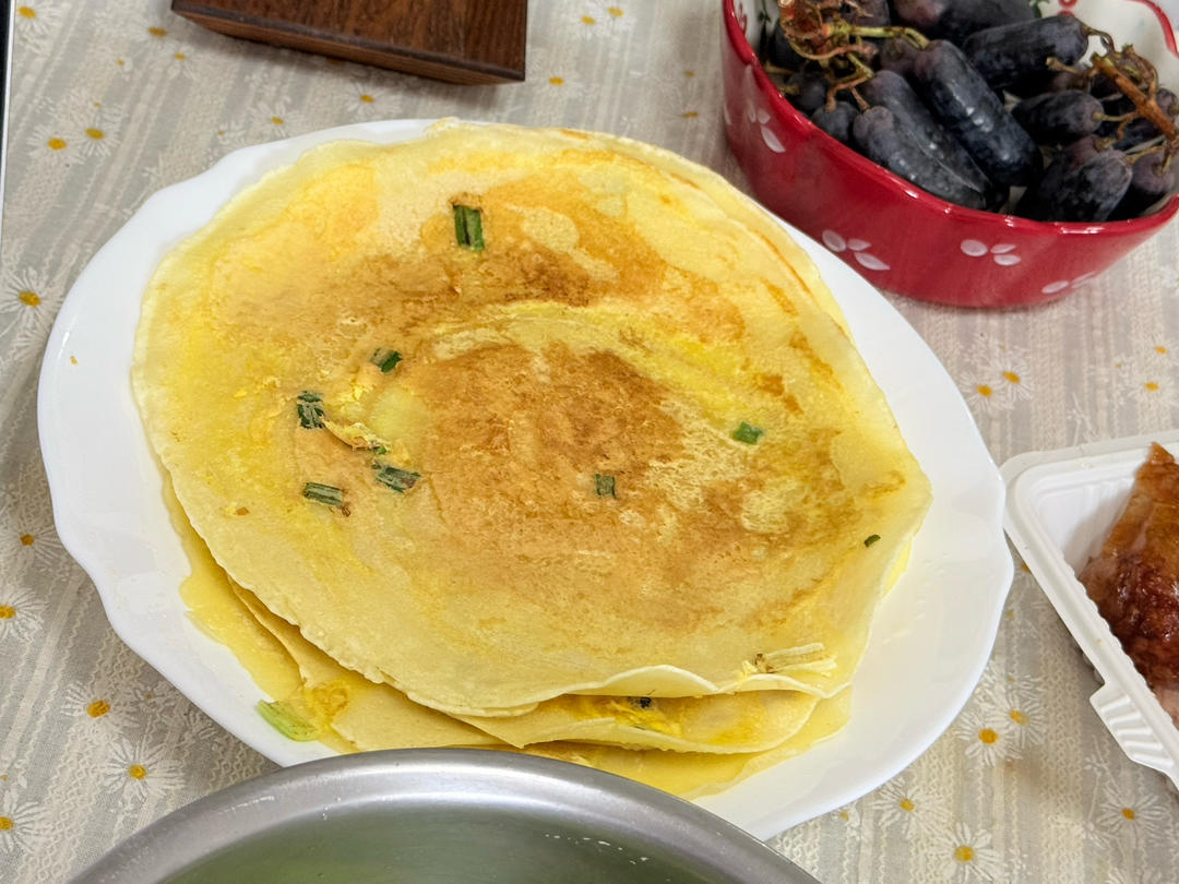超软筋道的鸡蛋软饼