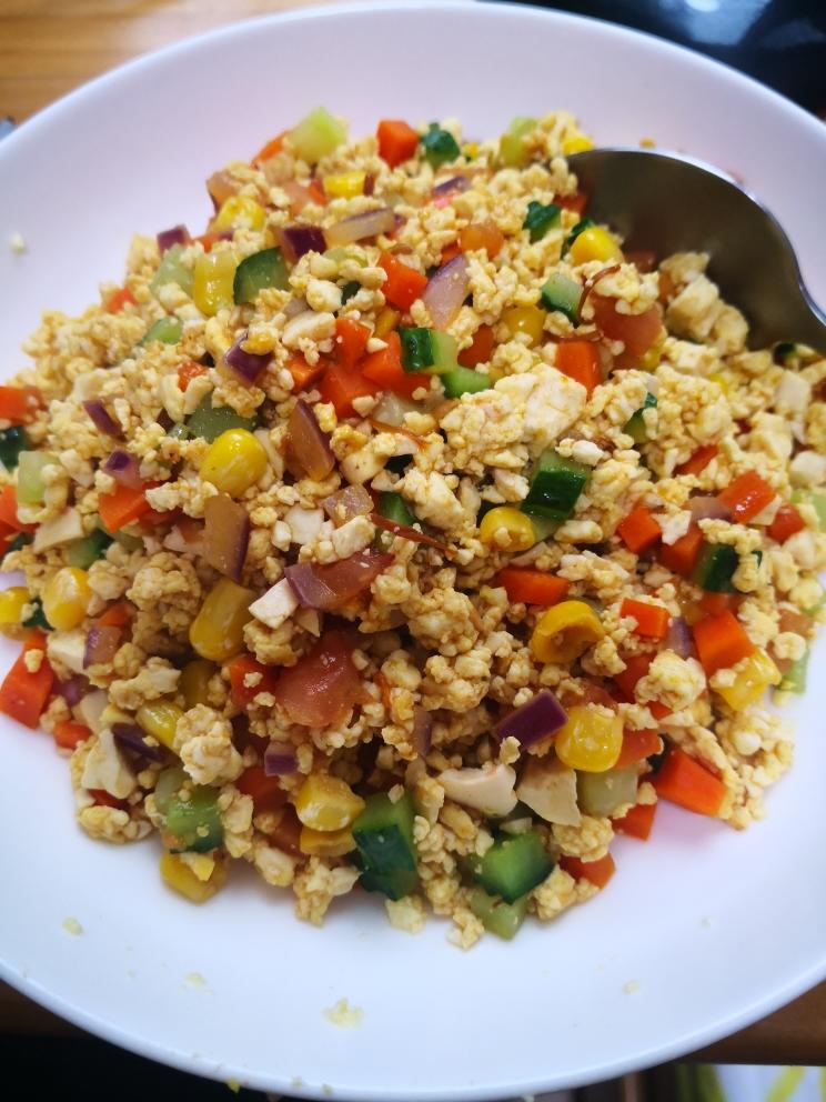 高蛋白低脂无米炒饭