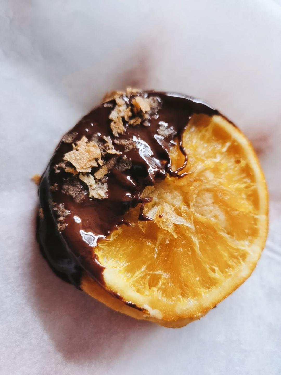 甜酒渍蜜橙脆皮巧克力软曲奇