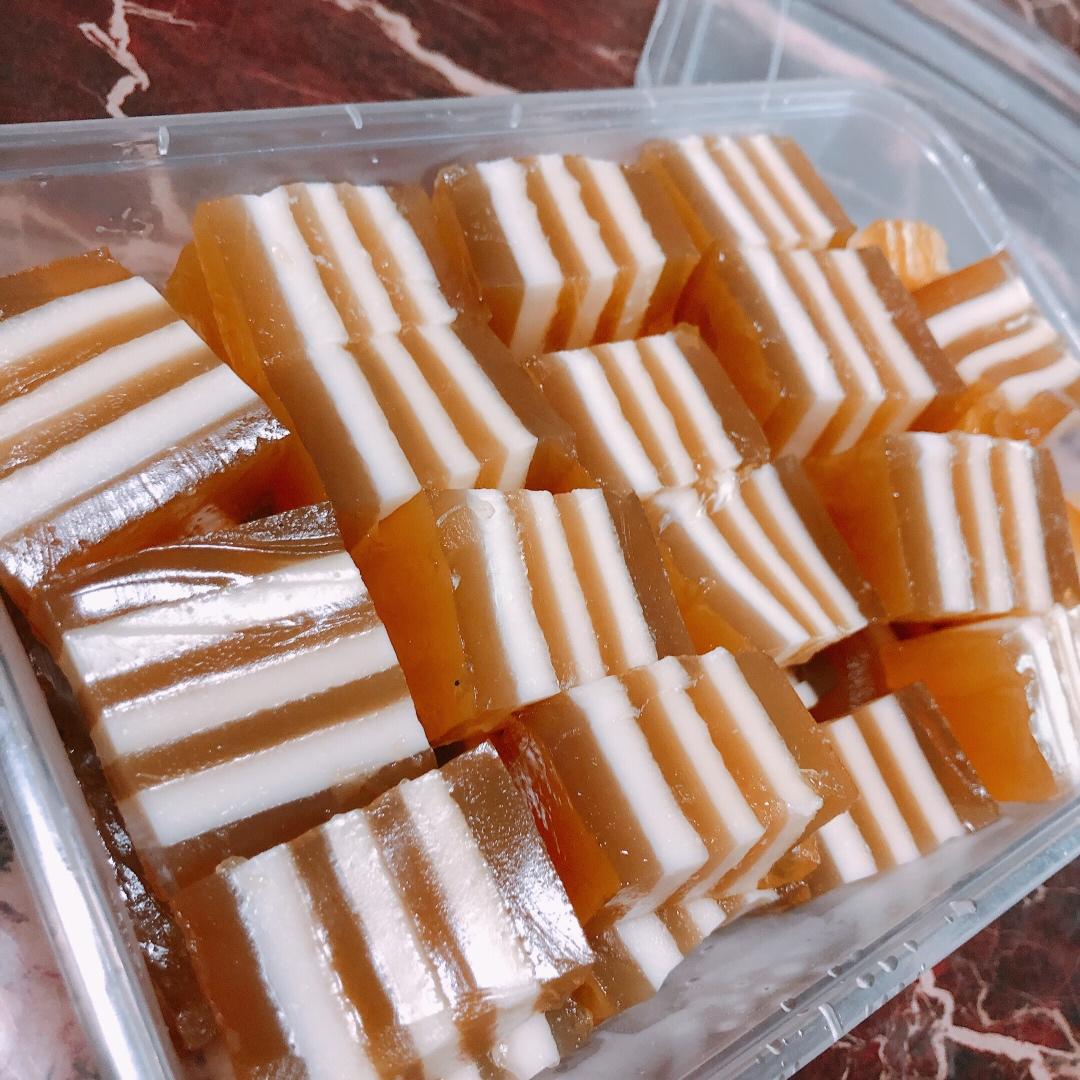 桂花椰汁千层糕(马蹄糕)