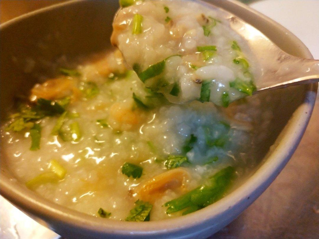 妙姐的厨房做的电饭煲版海鲜粥