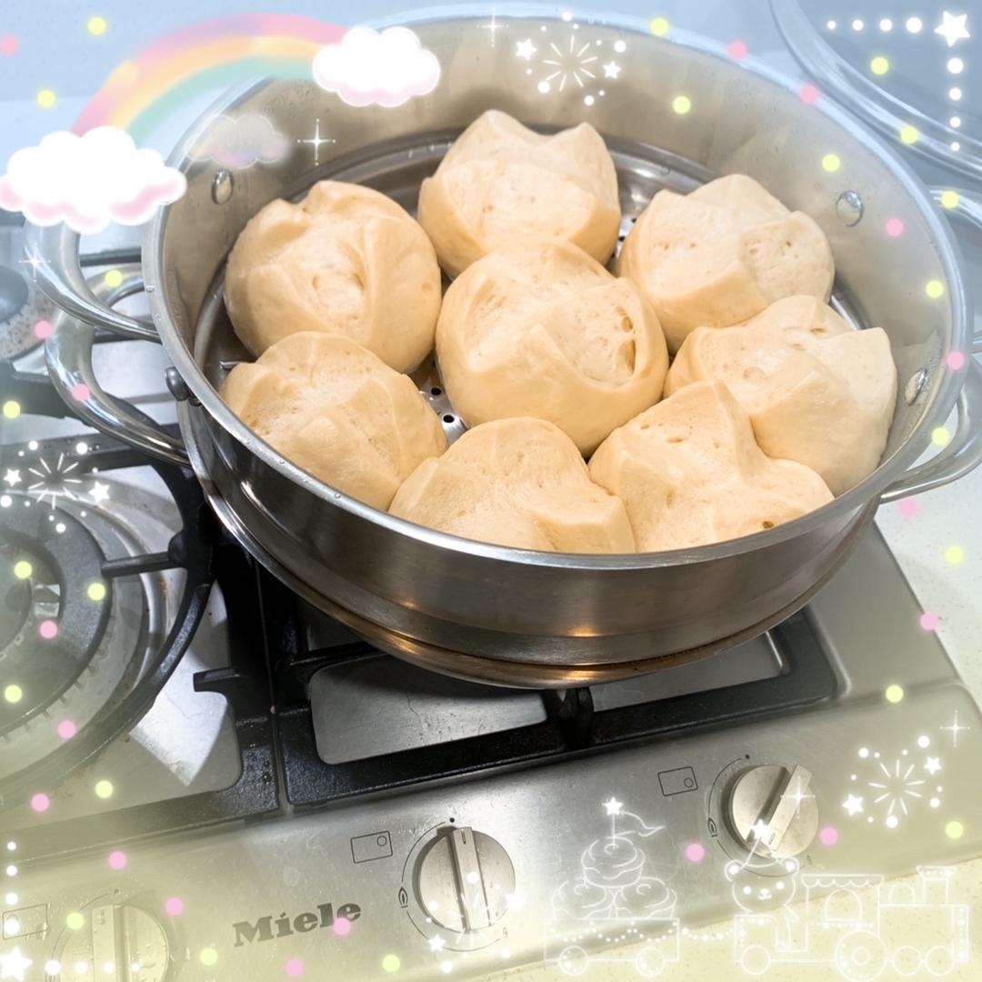 有着面包口感的红糖馒头（一次发酵）