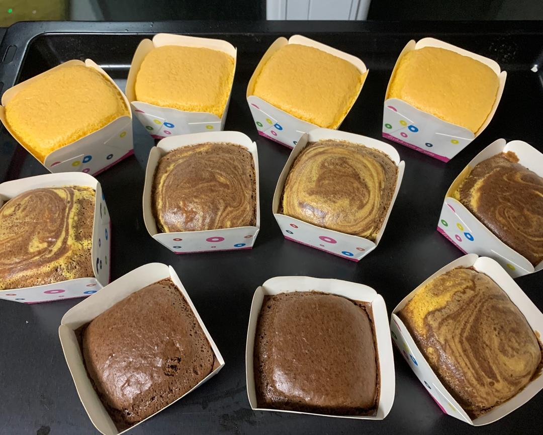 纸杯蛋糕 8寸戚风蛋糕的量