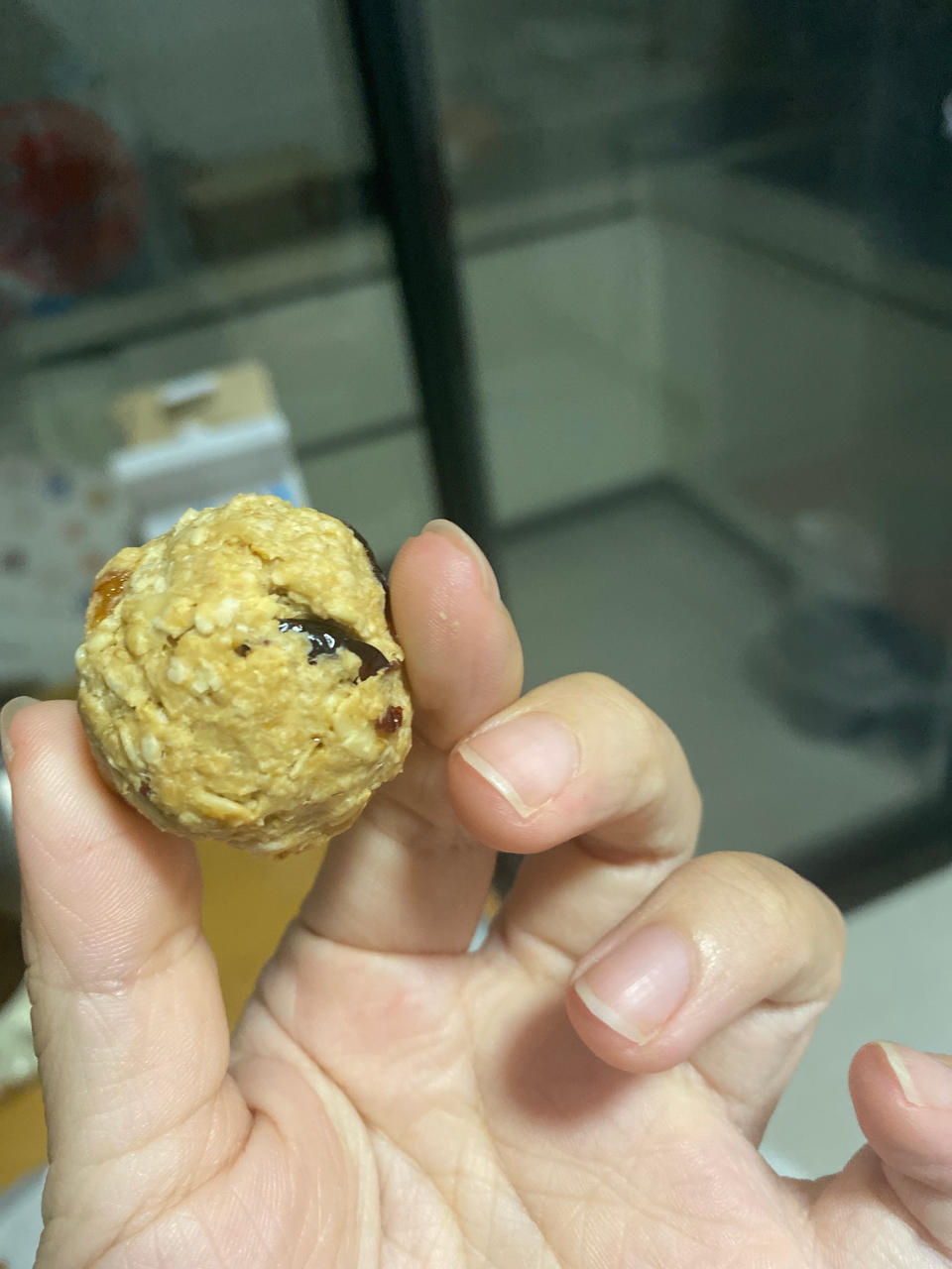 素食:有机燕麦芝麻大饼干