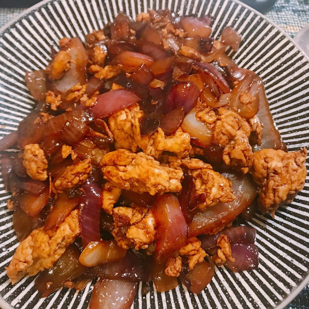洋葱炒鸡蛋
