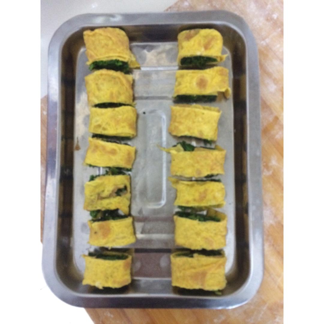 好吃又简单的鸡蛋菠菜卷