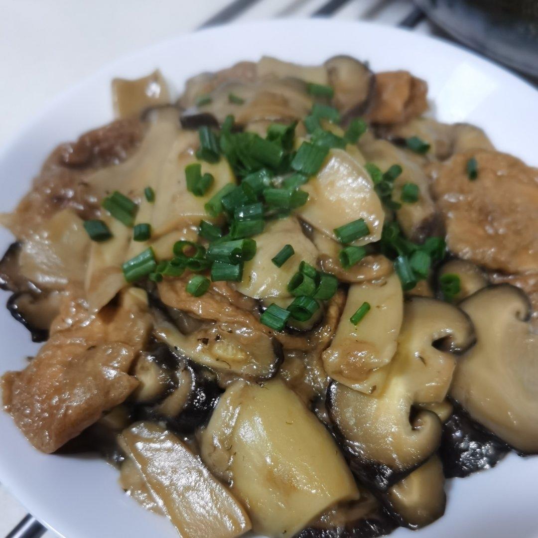 江南菜——蚝油双菇油面筋
